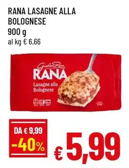 Famila Rana Lasagne alla Bolognese offerta