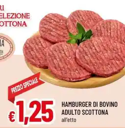 Famila Hamburger di bovino adulto scottona offerta