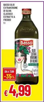 Famila Basso Olio Extravergine di Oliva Classico Estratto a Freddo offerta