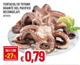 Famila Tentacoli di Totano Gigante del Pacifico Decongelati offerta