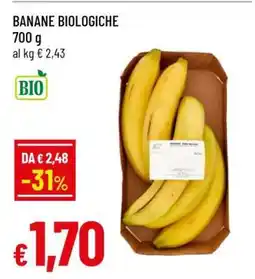 Famila BANANE BIOLOGICHE offerta