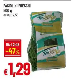 Famila FAGIOLINI FRESCHI offerta