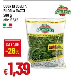 Famila CUOR DI SCELTA RUCOLA MAXXI offerta