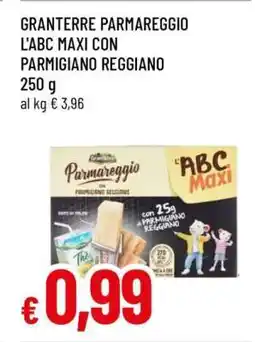 Famila GRANTERRE PARMAREGGIO L'ABC MAXI CON PARMIGIANO REGGIANO offerta