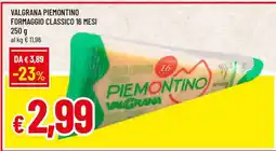 Famila VALGRANA PIEMONTINO FORMAGGIO CLASSICO 16 MESI offerta