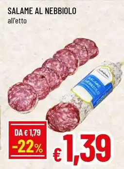 Famila SALAME AL NEBBIOLO offerta