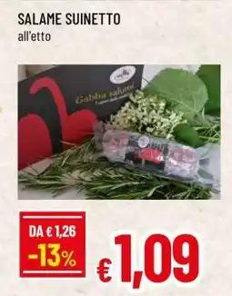 Famila SALAME SUINETTO offerta