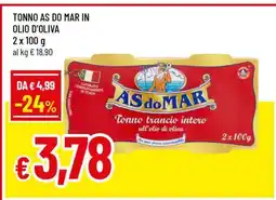Famila TONNO AS DO MAR IN OLIO D'OLIVA offerta