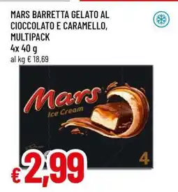 Famila Mars Barretta Gelato al Cioccolato e Caramello, Multipack offerta