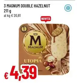 Famila 3 MAGNUM DOUBLE HAZELNUT offerta