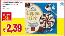Famila SAMMONTANA 4 COPPE D'ORO AMARENA/CIOCCOLATO offerta