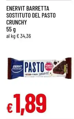 Famila ENERVIT BARRETTA SOSTITUTO DEL PASTO CRUNCHY offerta