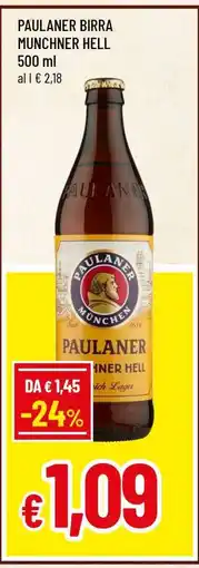 Famila PAULANER Birra Münchner Hell offerta