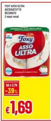 Famila FOXY ASSO ULTRA ASCIUGATUTTO DECORATO offerta