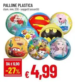 Famila PALLONE PLASTICA offerta