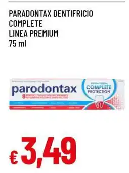Famila PARADONTAX DENTIFRICIO COMPLETE LINEA PREMIUM offerta