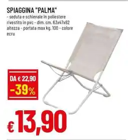 Famila SPIAGGINA PALMA offerta