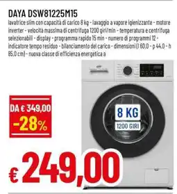 Famila DAYA DSW81225M15 offerta