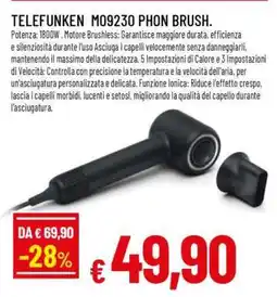 Famila TELEFUNKEN M09230 PHON BRUSH offerta