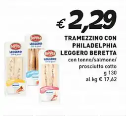 Coal Beretta tramezzino con philadelphia leggero offerta