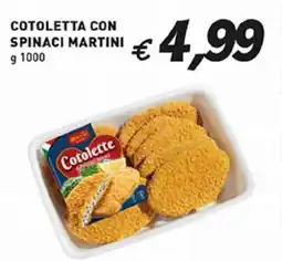Coal Martini cotoletta con spinaci offerta