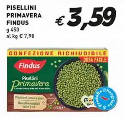 Coal Findus pisellini primavera offerta