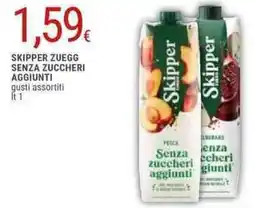Doro Supermercati Skipper zuegg senza zuccheri aggiunti offerta