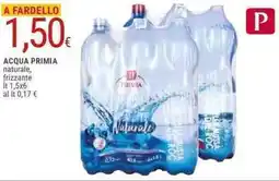Doro Supermercati Acqua primia naturale, frizzante offerta