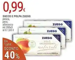 Doro Supermercati Zuegg succo e polpa offerta