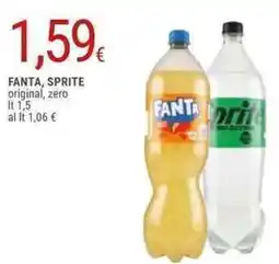 Doro Supermercati Fanta, sprite original, zero offerta