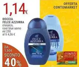 Doro Supermercati Doccia felce azzurra classico offerta
