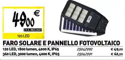 Tecnomat Faro solare e pannello fotovoltaico offerta