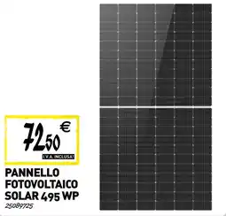 Tecnomat Pannello fotovoltaico solar 495 WP offerta
