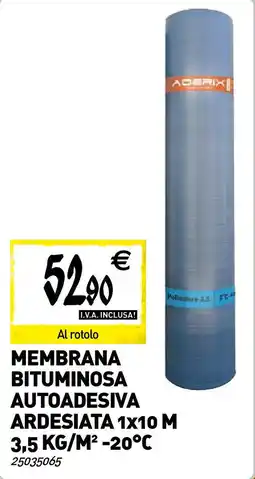Tecnomat Membrana bituminosa autoadesiva ardesiata offerta