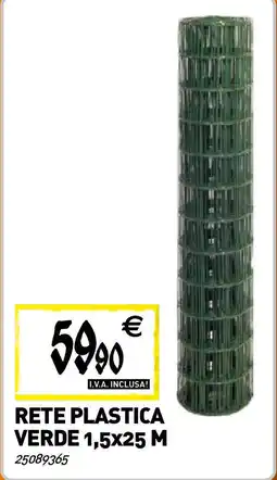 Tecnomat Rete plastica verde 1,5x25 M offerta