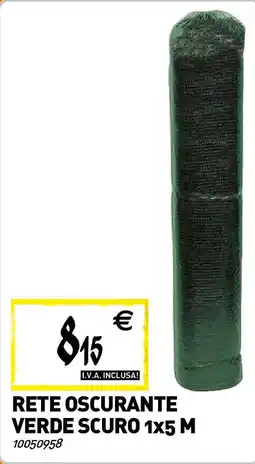 Tecnomat Rete oscurante verde scuro 1×5 M offerta