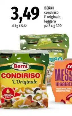 Famila BERNI condiriso l'originale, leggero offerta