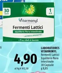 Famila Laboratoires vitarmonyl fermenti lattici equilibrio flora offerta