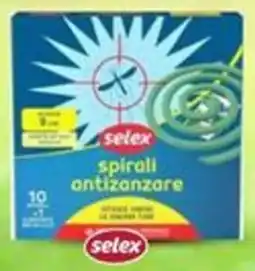 Famila SELEX spirali antizanzare 10 pezzi +1 supporto metallico offerta