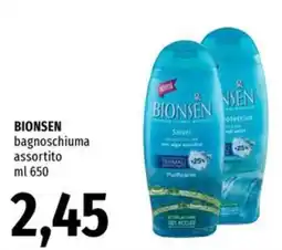 Famila Bionsen bagnoschiuma assortito offerta