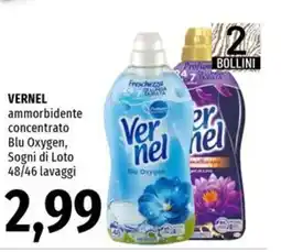 Famila Vernel ammorbidente concentrato offerta