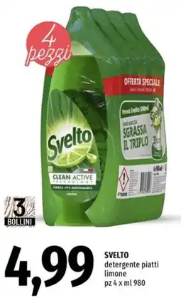 Svelto detergente piatti limone