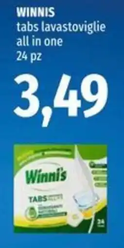 Famila WINNIS tabs lavastoviglie all in one offerta