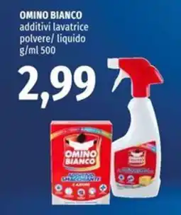 Famila Omino bianco additivi lavatrice polvere/liquido offerta