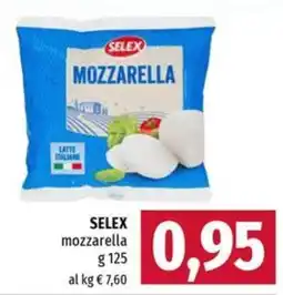 Famila Selex mozzarella offerta