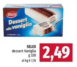 Famila Selex dessert vaniglia offerta