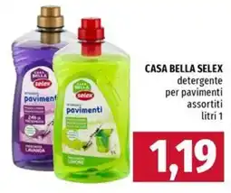 Famila Casa bella selex detergente per pavimenti assortiti offerta