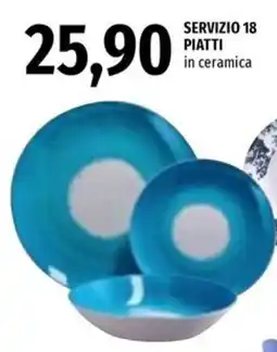 Famila Servizio 18 piatti offerta