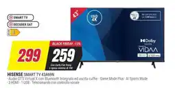 Trony HISENSE SMART TV 43A69N offerta