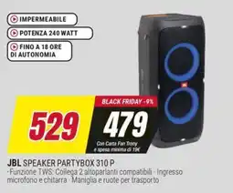 Trony JBL SPEAKER PARTYBOX 310 P offerta